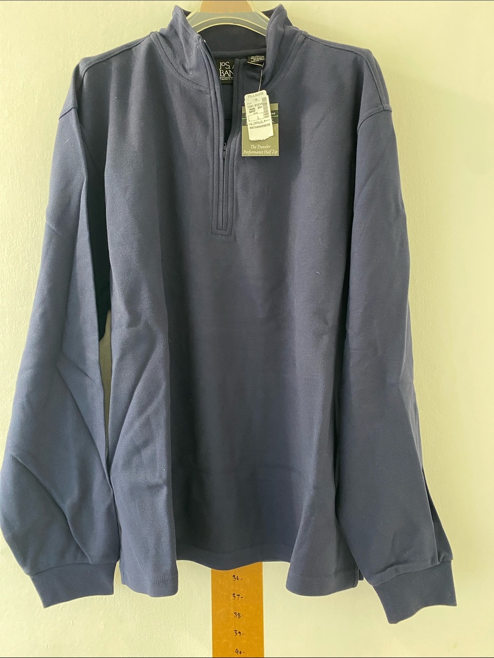 Jos. A. Bank Men's Dark Navy Quarter-Zip Pullover